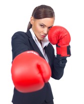 boxer business woman